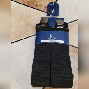 George Suspenders Black